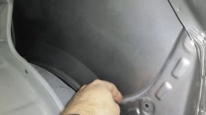Кузовной ремонт Kia Sportage замена заднего крыла