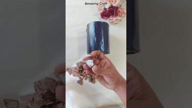 Flower Vase Decor Using Coconut Shell ❤️? Craft and Art ❤️?