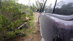 Nissan Pathfinder R51 offroad. Тяжелое горное бездорожье.