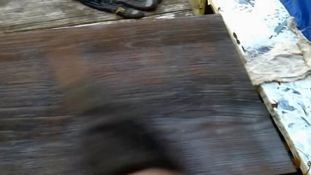 Вторая жизнь дачному столу /СОСТАРИВАНИЕ ДРЕВЕСИНЫ
