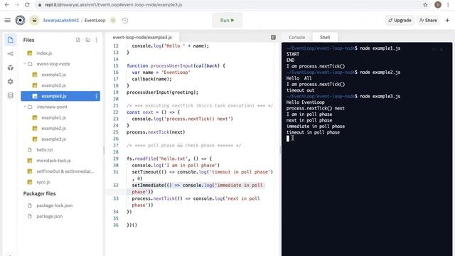 Node.Js event loop phases HandsOn & Interview based Overview Telugu !!!
