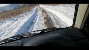 Уборка снега вручную...