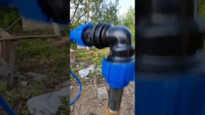 Поворотная муфта для гидробурения абиссинской скважины из пнд уголка! Вертлюг гусак !