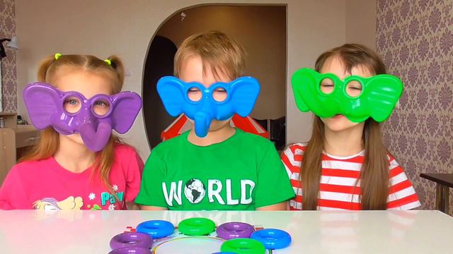 Очень смешная игра Слоны и Бублики смотреть онлайн