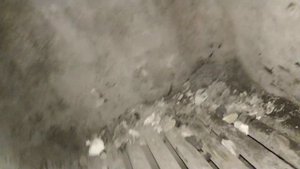 Внутри котла Неделька к концу второй зимы.