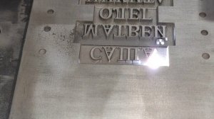 Глубокая лазерная гравировка JPT 50 LP. Deep laser engraving