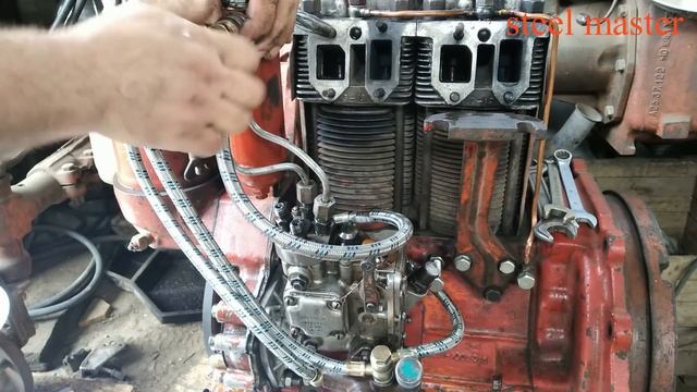 УСТАНОВКА ТОПЛИВНОГО НАСОСА с трактора т40 на т25. СЛЕСАРЯ в ШОКЕ!!! смотреть онлайн