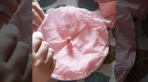 Пион из салфеток