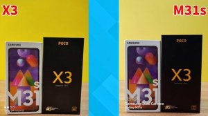 samsung m31s vs poco x3 camera comparison | poco x3 vs samsung m31s camera test |