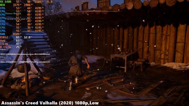 RX 6400 + i3-10105F Test in 30 Games