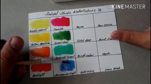 Sonnet Studio Watercolors SWATCHES - Amberstarriray