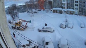 Пурга Петропавловск-Камчатский 26.12.2017 №5 Следующий день.
