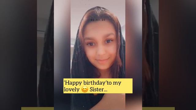 Wish You"Happy Birthday" My Dear Sister \ Special Whatsapp Status Vedio || By-Eva Creatation...