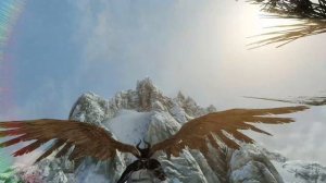 Elder Scrolls V Skyrim SE - animated wings ultimate & flying mod showcase