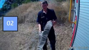 Установка пожарной колонки на гидрант
