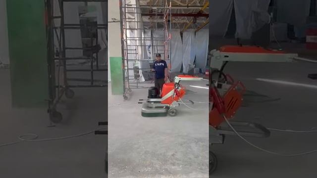 Роторная шлифовальная машина Т-720i на пульте радиоуправления СамишСиб