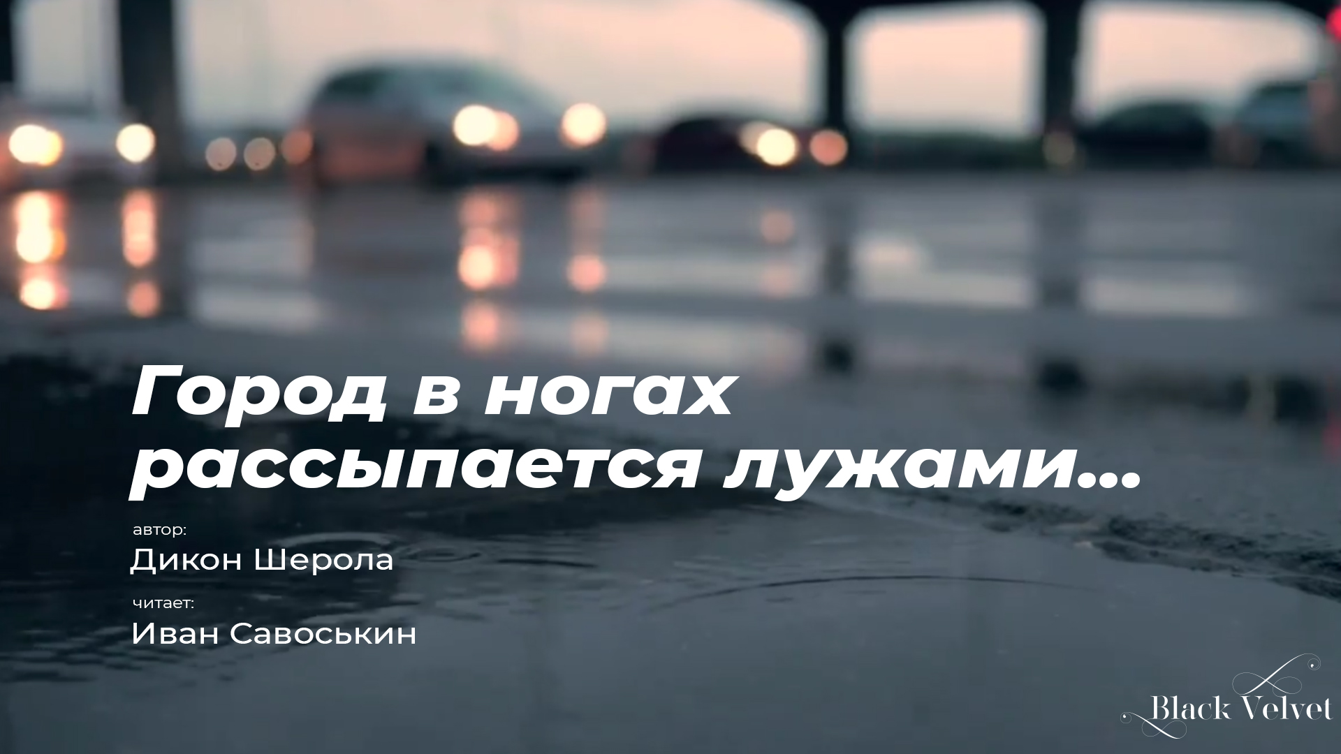 Город в ногах рассыпается лужами... | Автор стихотворения: Дикон Шерола
