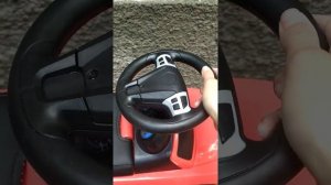 Машина толокар с родительской ручкой, есть звуки