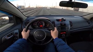 2009 KIA Cerato (1.6 AT 126 HP) POV test drive