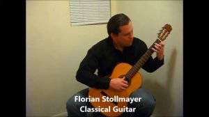 Spanish Romance de Amor, Spanish Romance anonymous Classical Guitar (Florian Stollmayer)