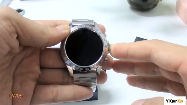 Stainless Steel 1.28 inch LW09 Women Smart Watches смотреть онлайн