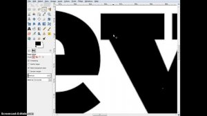 Moving letters in GIMP