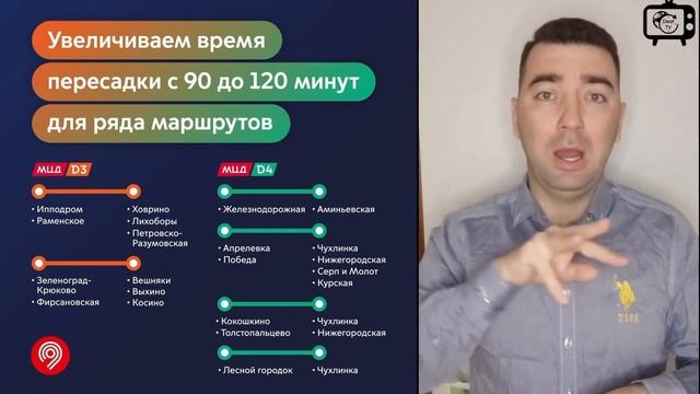 ?Время бесплатной пересадки для некоторых маршрутов по МЦД-3 и МЦД-4 увеличится до двух часов. смотреть онлайн