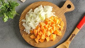 Диетический суп на курином бульоне