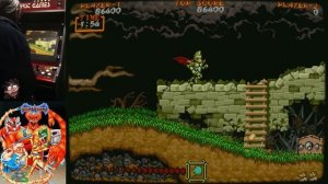 Ghouls 'n Ghosts (1988) | Arcade | Capcom | 1CC | 2 Loops | 2 Vueltas | Churneo | Gameplay Español