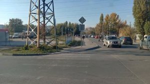 Поездка на трамвае 71-605А 2176 по маршруту 2. Город Саратов