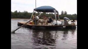На плоту по реке Ветлуге часть4