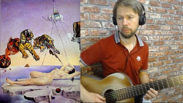 НАРИСОВАЛ КАРТИНУ ДАЛИ ГИТАРОЙ! (Live stream improvisation) смотреть онлайн