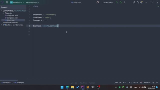 Урок 1. php + MySQL | создание базы