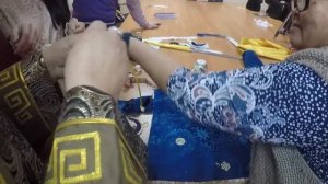 "тыва тон" и как сделать к нему пуговицы из "узла счастья"