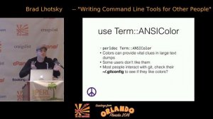 2016 - Writing Command Line Tools for Other People  - Brad Lhotsky