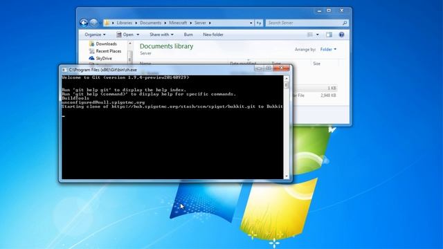 How to compile a Minecraft Bukkit Server! смотреть онлайн