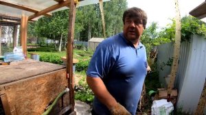 Каркас для сарая из профильной трубы.
