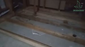 Монтаж ЛАГ на бетон с утеплением