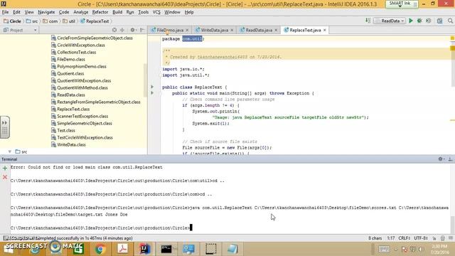 CSC201 Chapter12 ExceptionHandlingAndTextIO Part7 смотреть онлайн