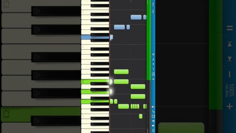 Нюша - Вою На Луну #pianotutorial #synthesia #shorts