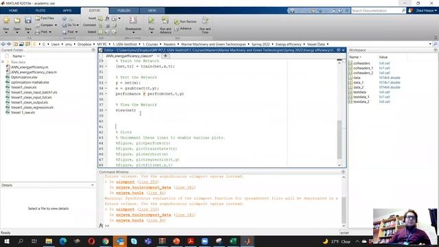 Artificial Neural Network (ANN) Modeling Using Matlab
