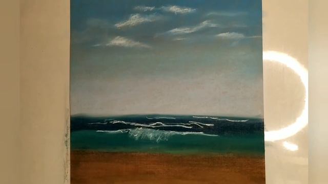 Рисование/пастель/море/волна/легко/сможет каждый easy art drypastel sea drawing смотреть онлайн