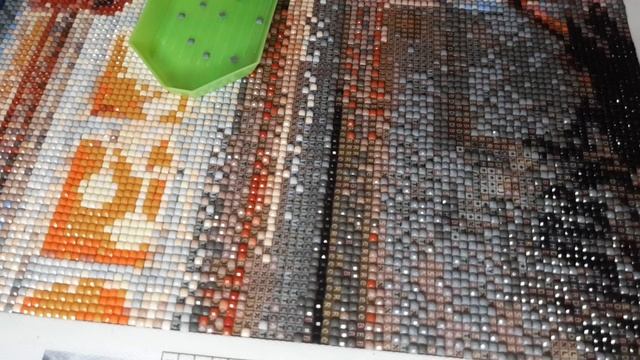 Алмазная Мозаика. Рождество от Хуасан. От распаковки набора, процесса выкладки до оформления.