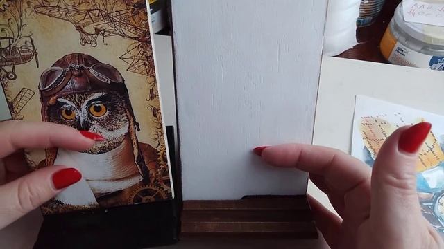 Декупаж по дереву .Мини Мастер класс ! Просто, дешево,красиво !Декупаж - это ДЕКОР своими руками !