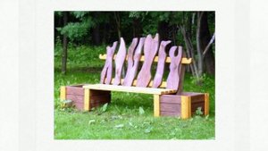 Садовые лавочки. Красивые идеи