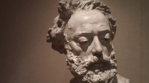 Calouste Gulbenkian Museum 2nd movie bust of Victor Hugo 1886-1888 Auguste Rodin 1840-1917 Lisbon