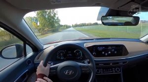 Дорожный тест драйв 2020 HYUNDAI SONATA HYBRID Ltd| Test drive 2020 HYUNDAI SONATA HYBRID Ltd