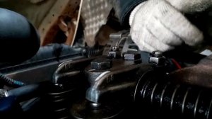 Регулировка клапанов Ман д0826 лф 07 в два такта