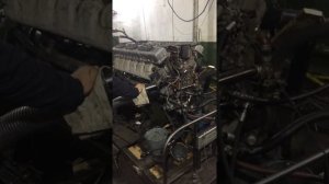 Запуск двигателя от танка Т-72