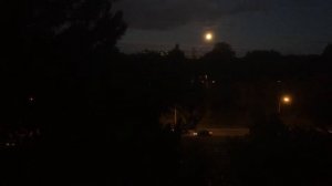 Восход Полной Луны Накрываемой Облаком Relaxation 6 Full Moon Rise Real Time Toronto Canada